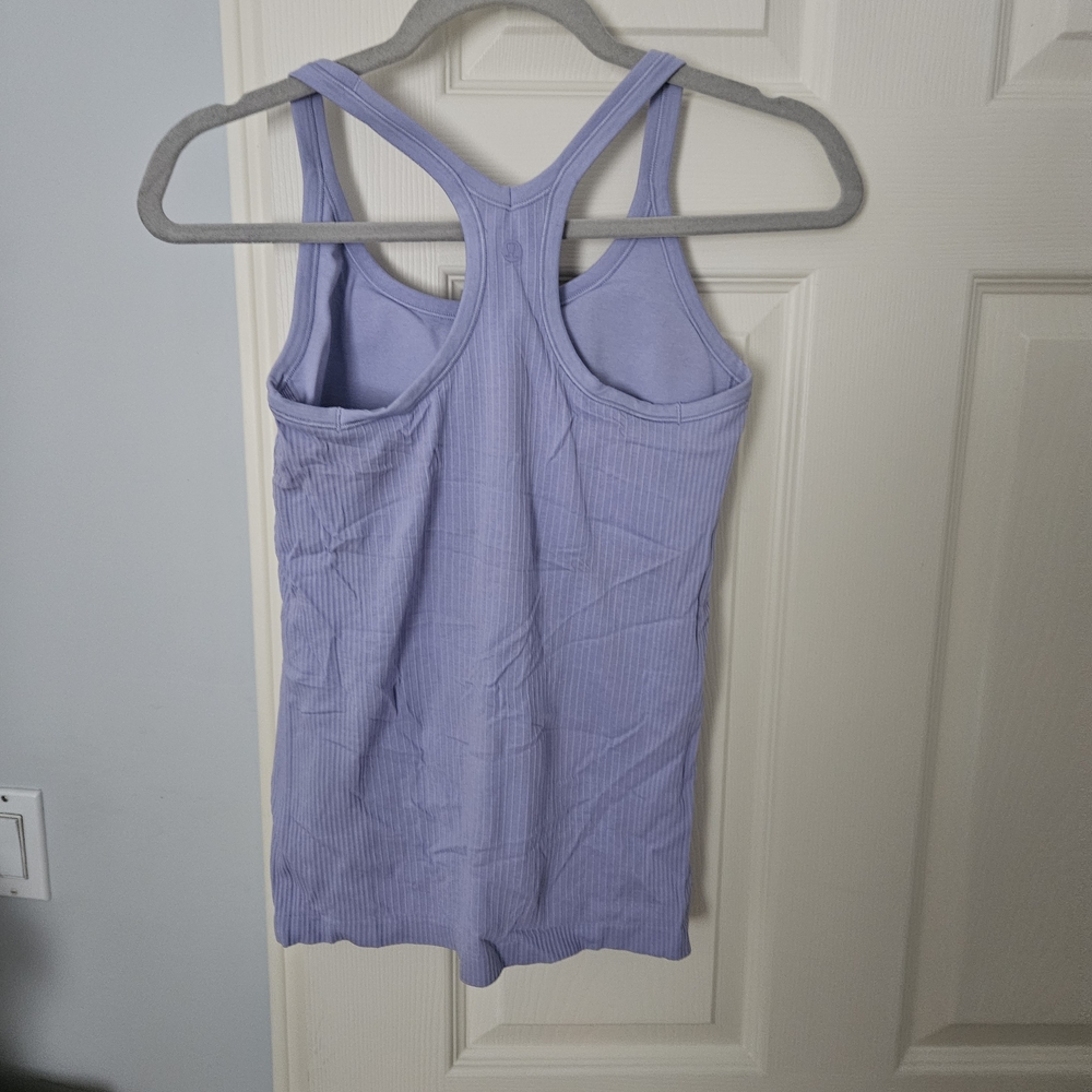 lululemon athletica Light Purple Ribbed Tank Top